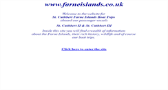 Desktop Screenshot of farneislands.co.uk